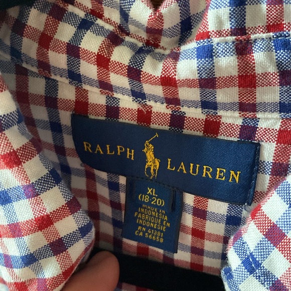 2 youth XL 18-20 Ralph Lauren long sleeve button down shirts like new - Picture 4 of 7